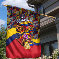 Venezuela Flag Day Patriotism Garden Flag Heritage Flag Jaguar Traditional Instruments