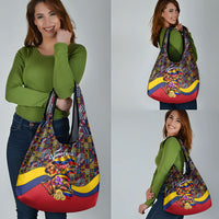 Venezuela Flag Day Patriotism Grocery Bag Heritage Flag Jaguar Traditional Instruments
