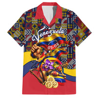 Venezuela Flag Day Patriotism Hawaiian Shirt Heritage Flag Jaguar Traditional Instruments