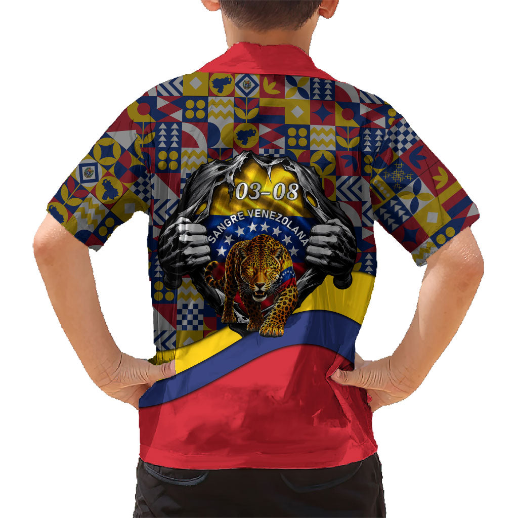 Venezuela Flag Day Patriotism Hawaiian Shirt Heritage Flag Jaguar Traditional Instruments