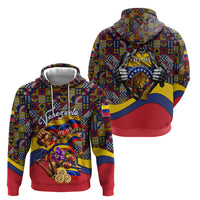 Venezuela Flag Day Patriotism Hoodie Heritage Flag Jaguar Traditional Instruments