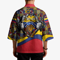 Venezuela Flag Day Patriotism Kimono Heritage Flag Jaguar Traditional Instruments