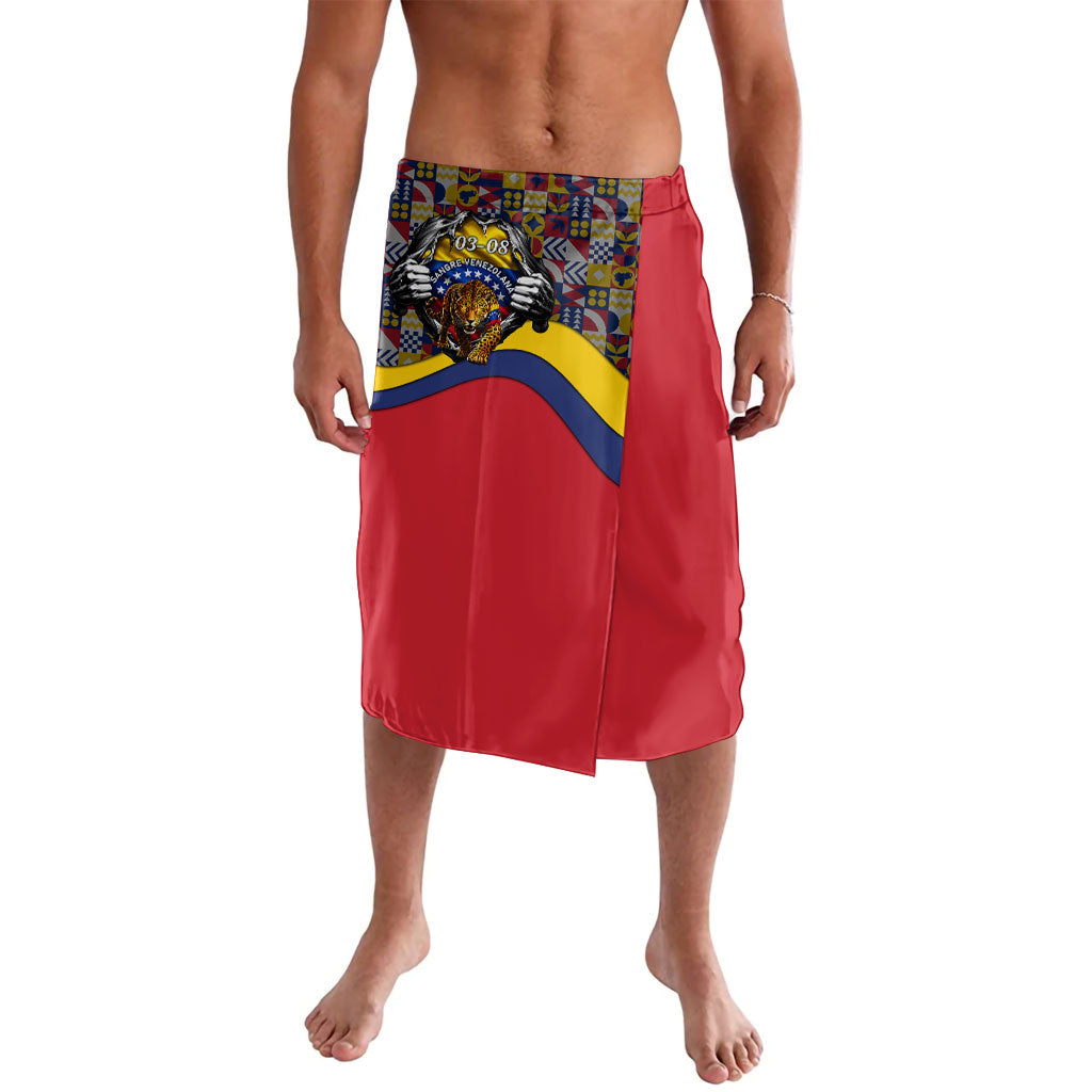 Venezuela Flag Day Patriotism Lavalava Heritage Flag Jaguar Traditional Instruments