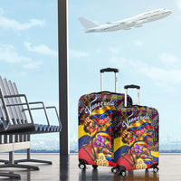 Venezuela Flag Day Patriotism Luggage Cover Heritage Flag Jaguar Traditional Instruments