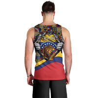 Venezuela Flag Day Patriotism Men Tank Top Heritage Flag Jaguar Traditional Instruments