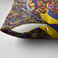 Venezuela Flag Day Patriotism Pillow Cover Heritage Flag Jaguar Traditional Instruments