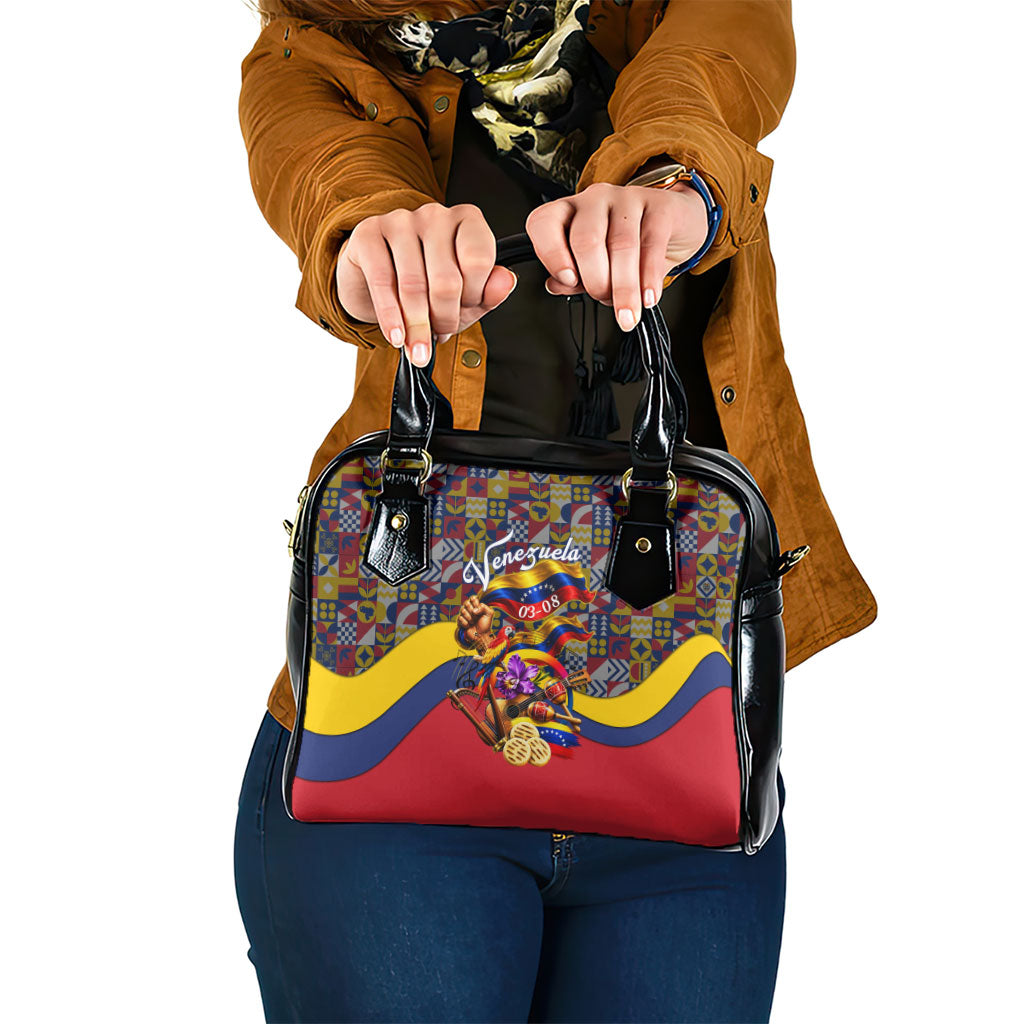 Venezuela Flag Day Patriotism Shoulder Handbag Heritage Flag Jaguar Traditional Instruments