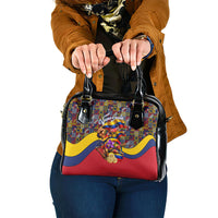Venezuela Flag Day Patriotism Shoulder Handbag Heritage Flag Jaguar Traditional Instruments