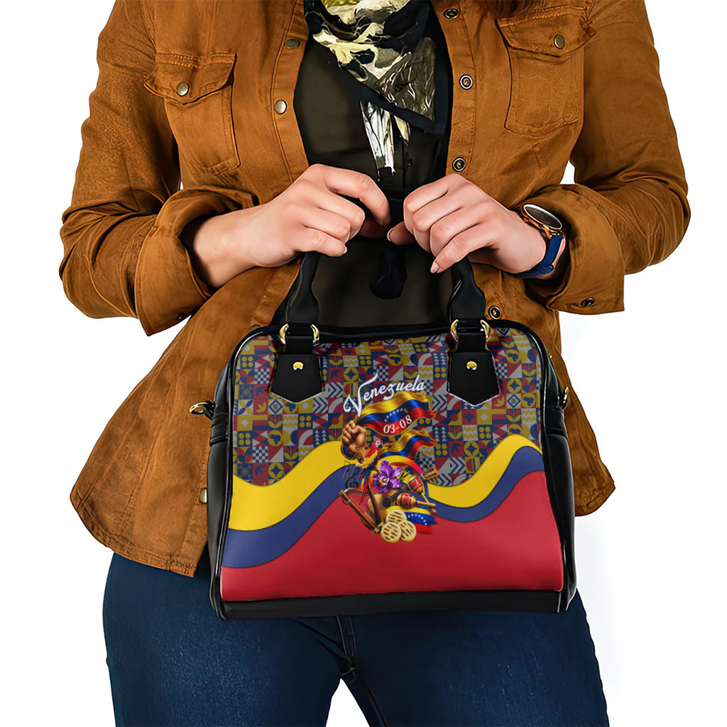 Venezuela Flag Day Patriotism Shoulder Handbag Heritage Flag Jaguar Traditional Instruments