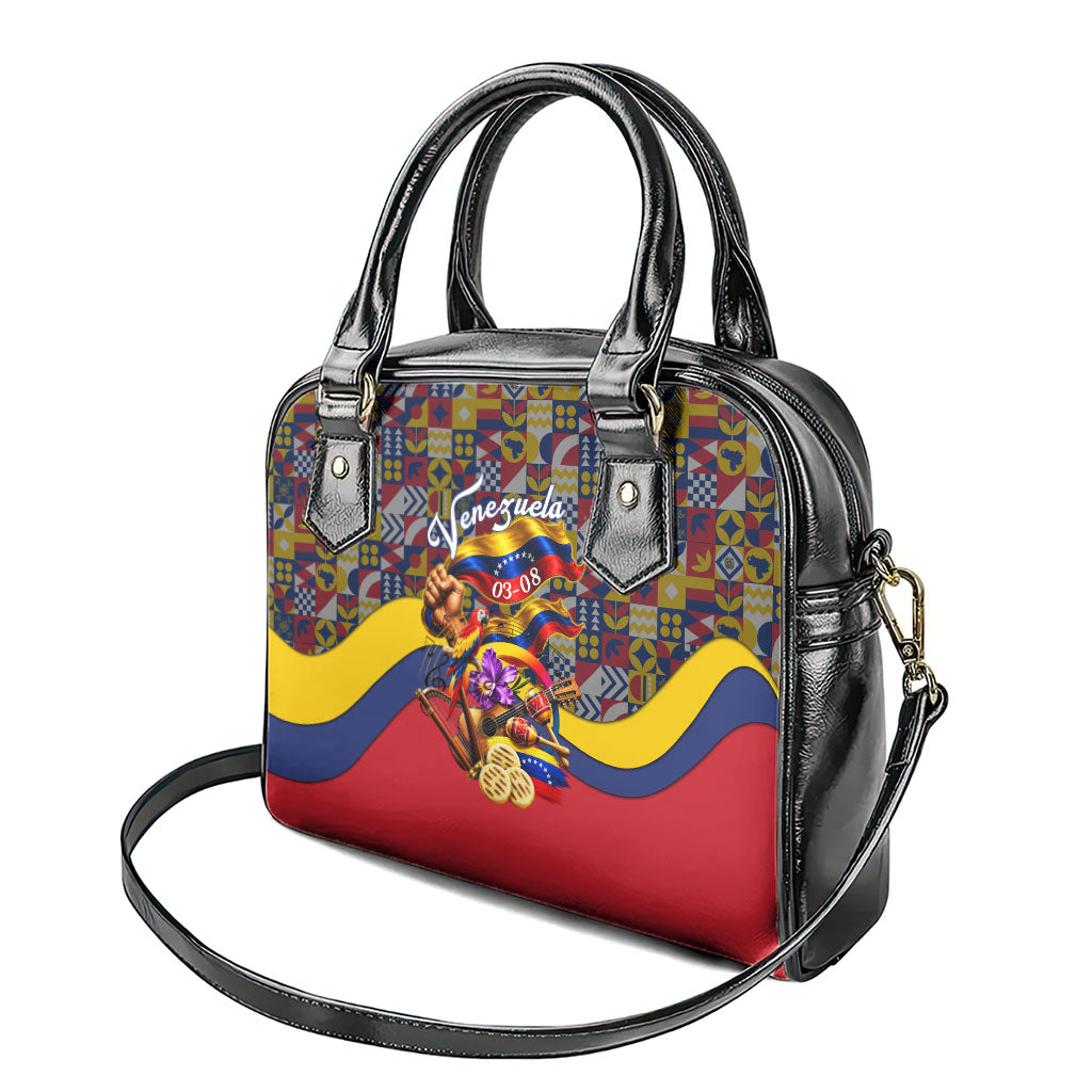 Venezuela Flag Day Patriotism Shoulder Handbag Heritage Flag Jaguar Traditional Instruments