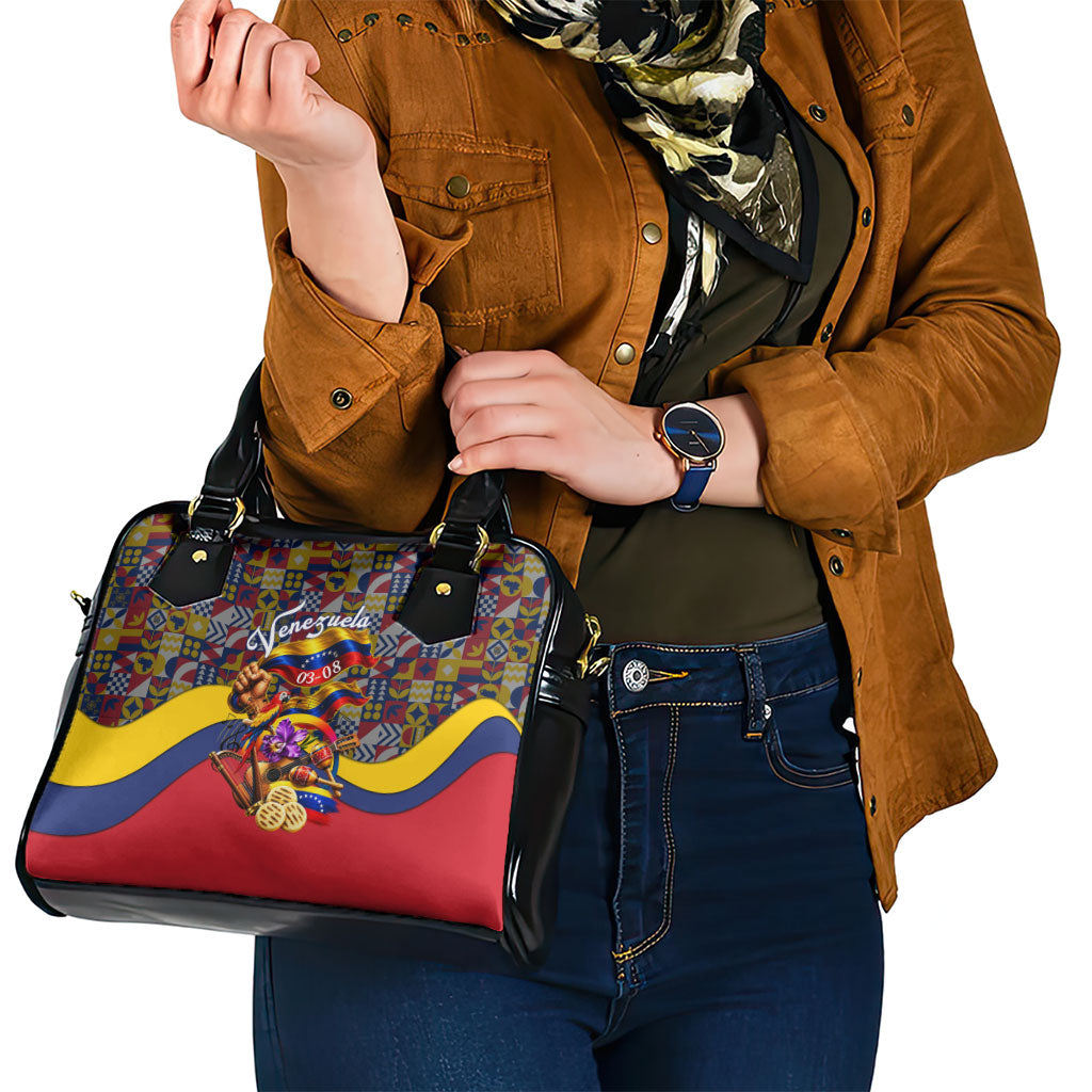 Venezuela Flag Day Patriotism Shoulder Handbag Heritage Flag Jaguar Traditional Instruments