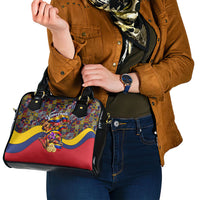 Venezuela Flag Day Patriotism Shoulder Handbag Heritage Flag Jaguar Traditional Instruments