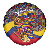 Venezuela Flag Day Patriotism Spare Tire Cover Heritage Flag Jaguar Traditional Instruments