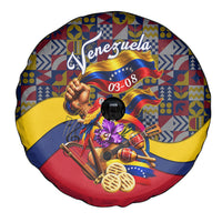 Venezuela Flag Day Patriotism Spare Tire Cover Heritage Flag Jaguar Traditional Instruments