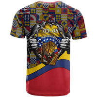 Venezuela Flag Day Patriotism T Shirt Heritage Flag Jaguar Traditional Instruments