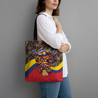 Venezuela Flag Day Patriotism Tote Bag Heritage Flag Jaguar Traditional Instruments