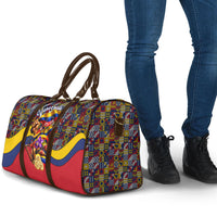 Venezuela Flag Day Patriotism Travel Bag Heritage Flag Jaguar Traditional Instruments