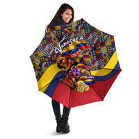 Venezuela Flag Day Patriotism Umbrella Heritage Flag Jaguar Traditional Instruments