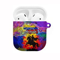 Simon Bolivar Venezuela Flag Day AirPods Case Patriotism Precursor De La Independencia Vibrant Flag