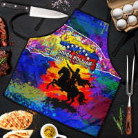 Simon Bolivar Venezuela Flag Day Apron Patriotism Precursor De La Independencia Vibrant Flag