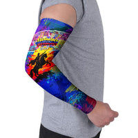 Simon Bolivar Venezuela Flag Day Arm Sleeves Patriotism Precursor De La Independencia Vibrant Flag