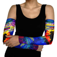 Simon Bolivar Venezuela Flag Day Arm Sleeves Patriotism Precursor De La Independencia Vibrant Flag