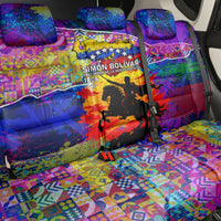 Simon Bolivar Venezuela Flag Day Back Car Seat Cover Patriotism Precursor De La Independencia Vibrant Flag