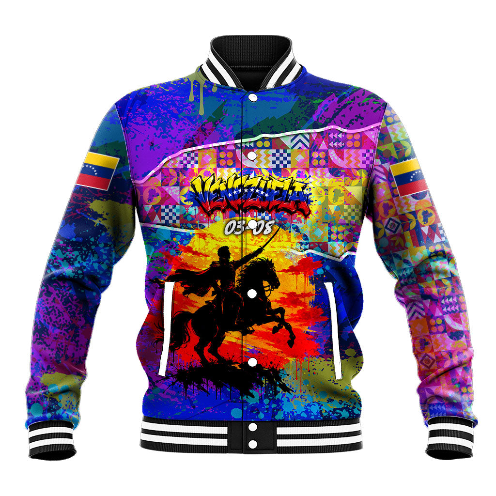 Simon Bolivar Venezuela Flag Day Baseball Jacket Patriotism Precursor De La Independencia Vibrant Flag