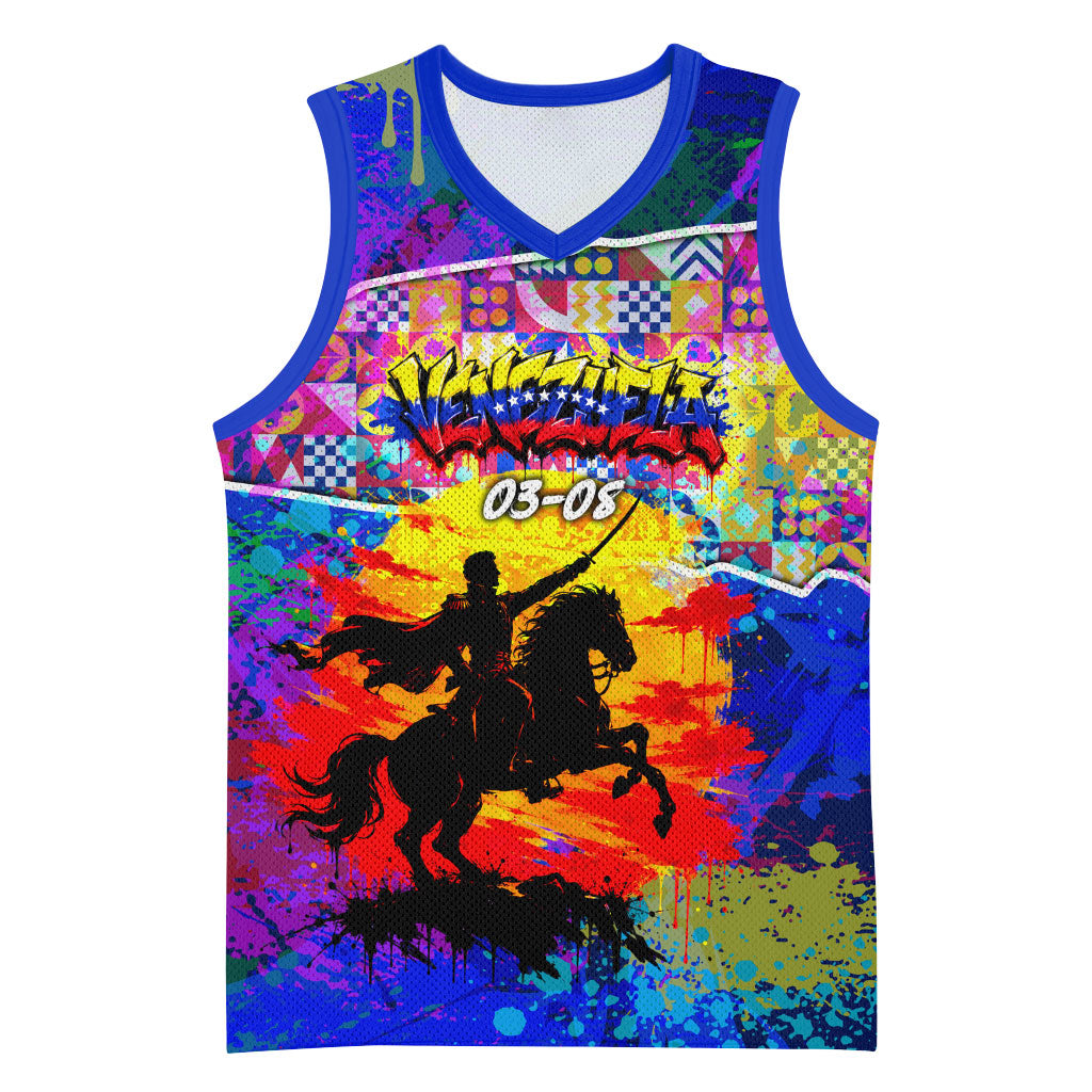 Simon Bolivar Venezuela Flag Day Basketball Jersey Patriotism Precursor De La Independencia Vibrant Flag