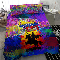 Simon Bolivar Venezuela Flag Day Bedding Set Patriotism Precursor De La Independencia Vibrant Flag
