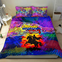 Simon Bolivar Venezuela Flag Day Bedding Set Patriotism Precursor De La Independencia Vibrant Flag