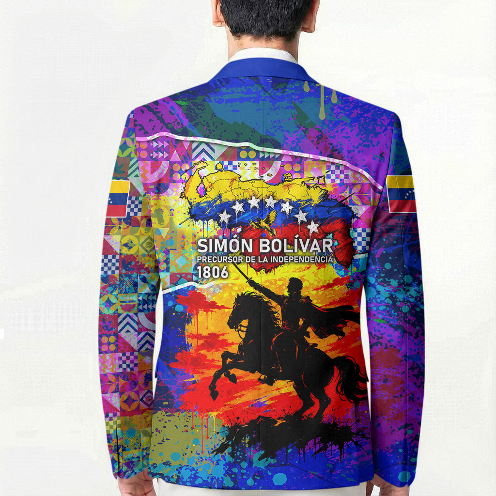 Simon Bolivar Venezuela Flag Day Blazer Patriotism Precursor De La Independencia Vibrant Flag