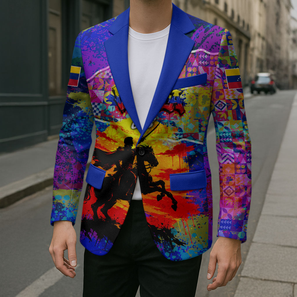 Simon Bolivar Venezuela Flag Day Blazer Patriotism Precursor De La Independencia Vibrant Flag