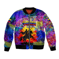 Simon Bolivar Venezuela Flag Day Bomber Jacket Patriotism Precursor De La Independencia Vibrant Flag