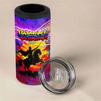 Simon Bolivar Venezuela Flag Day 4 in 1 Can Cooler Tumbler Patriotism Precursor De La Independencia Vibrant Flag