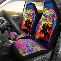 Simon Bolivar Venezuela Flag Day Car Seat Cover Patriotism Precursor De La Independencia Vibrant Flag