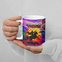 Simon Bolivar Venezuela Flag Day Ceramic Mug Patriotism Precursor De La Independencia Vibrant Flag