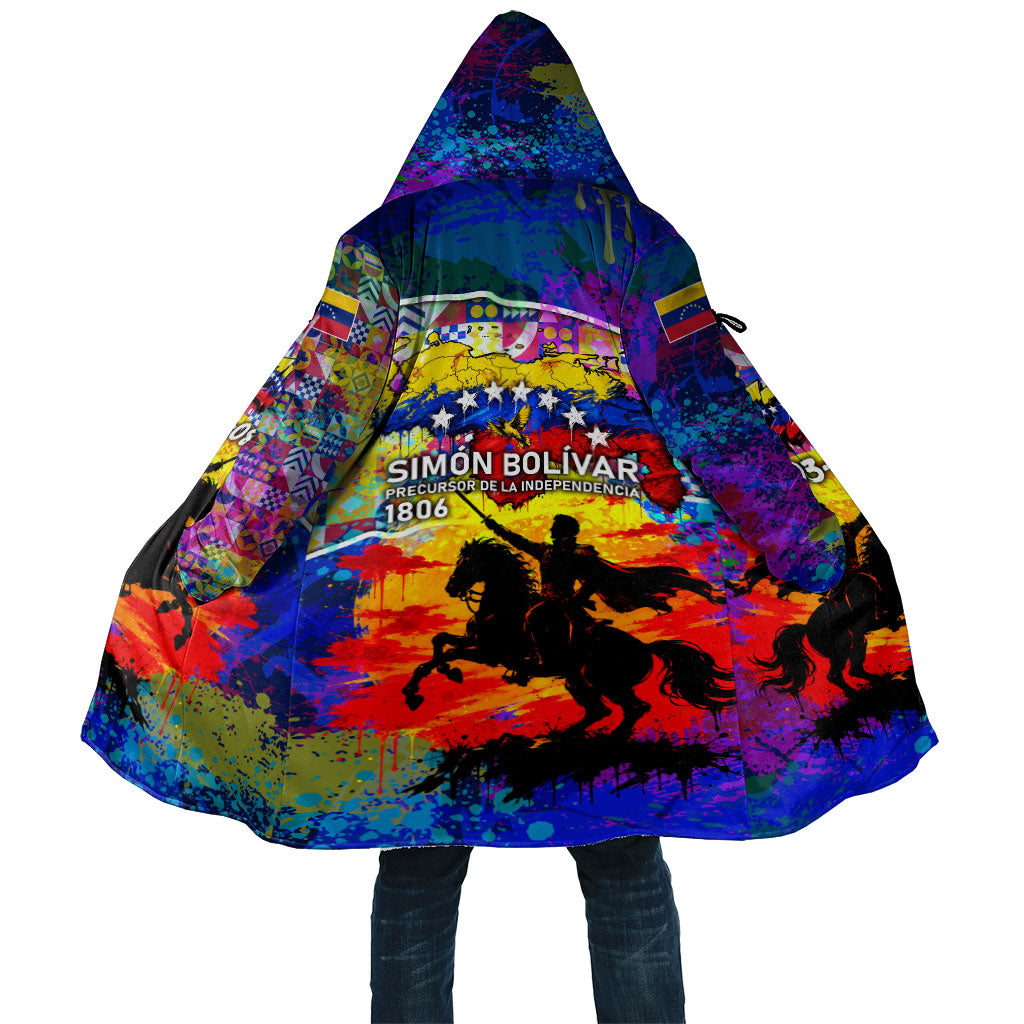 Simon Bolivar Venezuela Flag Day Cloak Patriotism Precursor De La Independencia Vibrant Flag