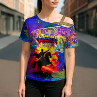 Simon Bolivar Venezuela Flag Day Cross Shoulder Shirt Patriotism Precursor De La Independencia Vibrant Flag
