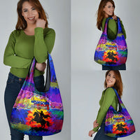 Simon Bolivar Venezuela Flag Day Grocery Bag Patriotism Precursor De La Independencia Vibrant Flag