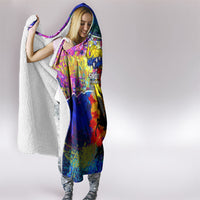 Simon Bolivar Venezuela Flag Day Hooded Blanket Patriotism Precursor De La Independencia Vibrant Flag