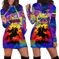 Simon Bolivar Venezuela Flag Day Hoodie Dress Patriotism Precursor De La Independencia Vibrant Flag