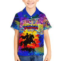 Simon Bolivar Venezuela Flag Day Kid Hawaiian Shirt Patriotism Precursor De La Independencia Vibrant Flag