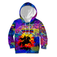 Simon Bolivar Venezuela Flag Day Kid Hoodie Patriotism Precursor De La Independencia Vibrant Flag