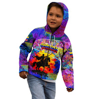 Simon Bolivar Venezuela Flag Day Kid Hoodie Patriotism Precursor De La Independencia Vibrant Flag