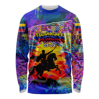 Simon Bolivar Venezuela Flag Day Long Sleeve Shirt Patriotism Precursor De La Independencia Vibrant Flag