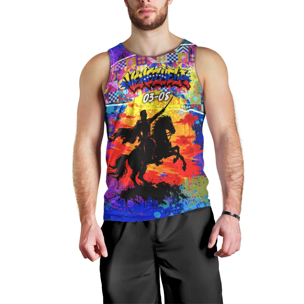 Simon Bolivar Venezuela Flag Day Men Tank Top Patriotism Precursor De La Independencia Vibrant Flag