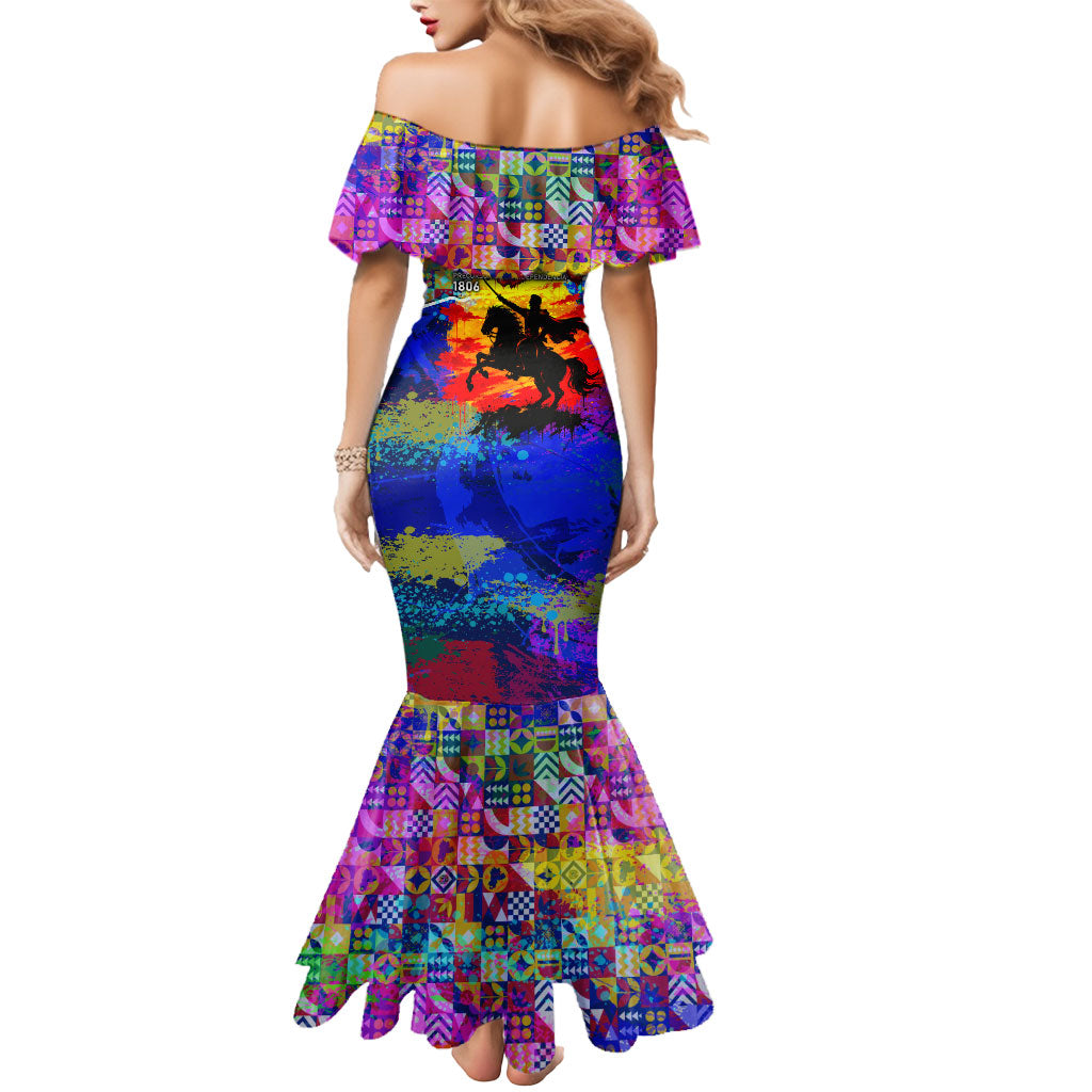 Simon Bolivar Venezuela Flag Day Mermaid Dress Patriotism Precursor De La Independencia Vibrant Flag