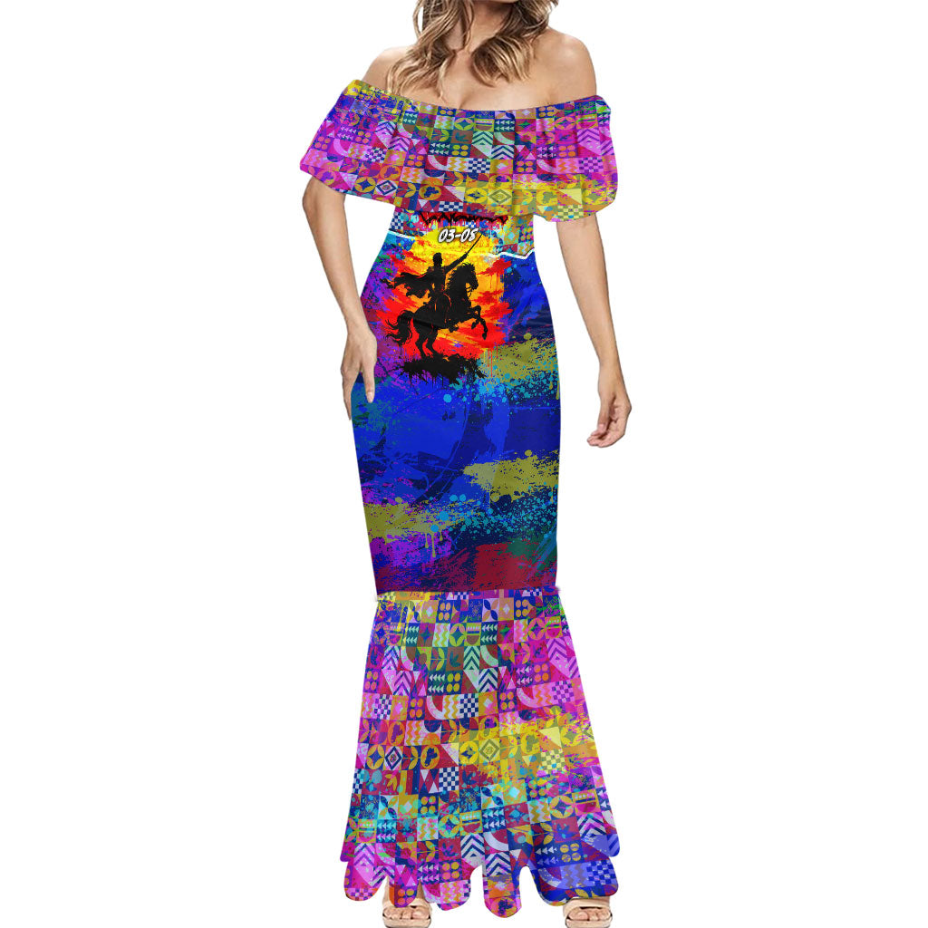 Simon Bolivar Venezuela Flag Day Mermaid Dress Patriotism Precursor De La Independencia Vibrant Flag