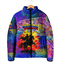 Simon Bolivar Venezuela Flag Day Padded Jacket Patriotism Precursor De La Independencia Vibrant Flag